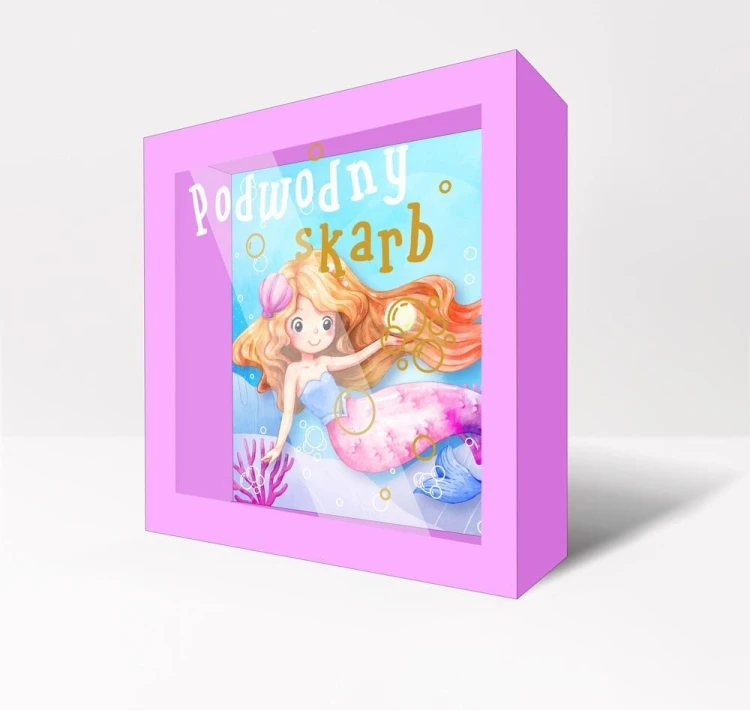 Skarbboxy podwodny skarb syrenka, Kukartka