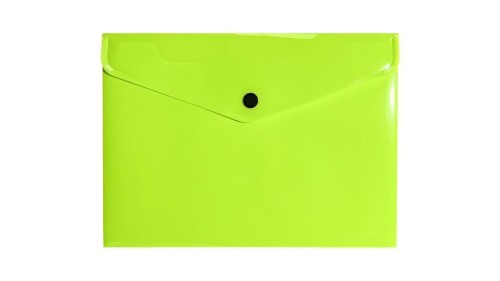 Teczka koperta A5 PP neon żółta, Biurfol