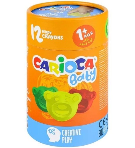 Kredki Misiaki Baby 12 kolorów CARIOCA, Carioca