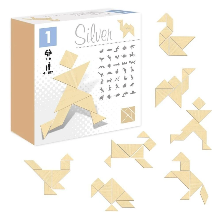Tangram Silver ALEX, Silver