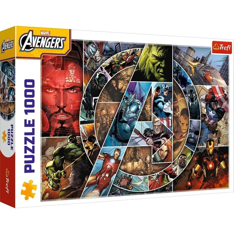 Puzzle 1000 Avengers: Bohaterowie TREFL, Trefl