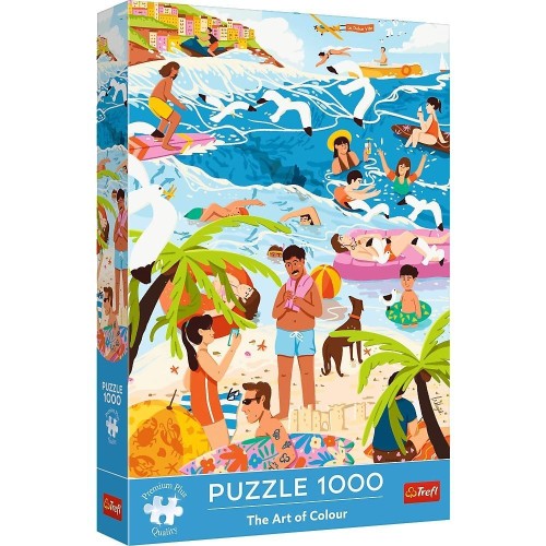 Puzzle 1000 W Wakacyjnym Ferworze TREFL, Trefl