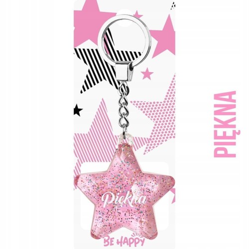 Brelok gwiazdka Piękna, Be-Happy Gifts