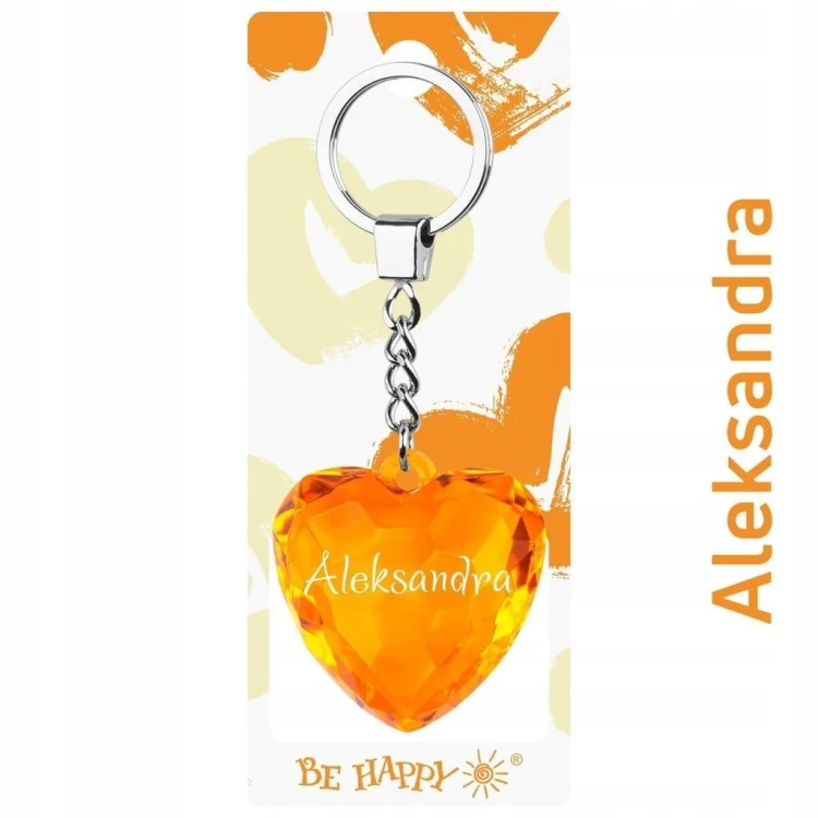 Brelok serce Aleksandra, Be-Happy Gifts