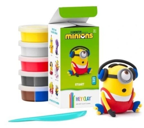 Hej Clay - Minionki: Stuart z akcesoriami, TM Toys