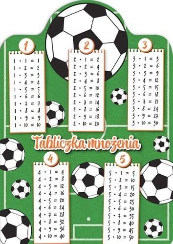 Karta tabliczka mnożenia A5 piłka, Henry