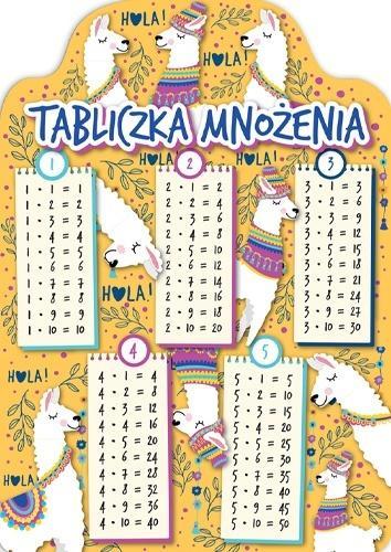 Karta tabliczka mnożenia A5 lamy, Henry
