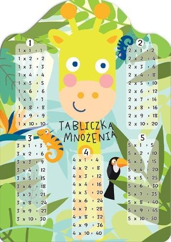 Karta tabliczka mnożenia A5 żyrafa, Henry