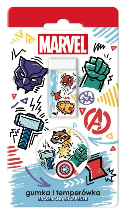 Gumka + temperówka Avengers, Beniamin