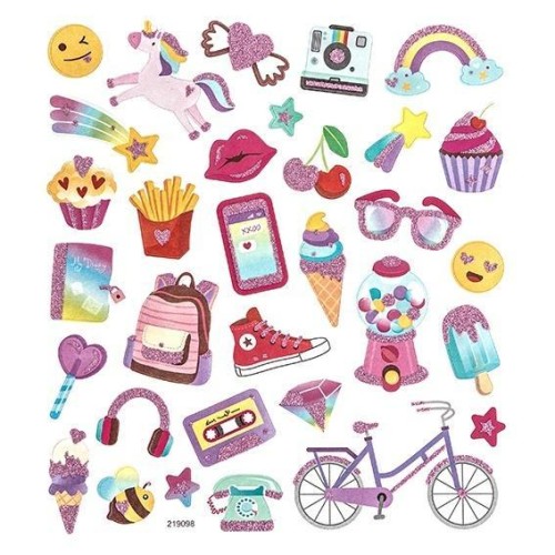 Naklejki Stylówki marzeń 32szt, Dalprint dpCraft