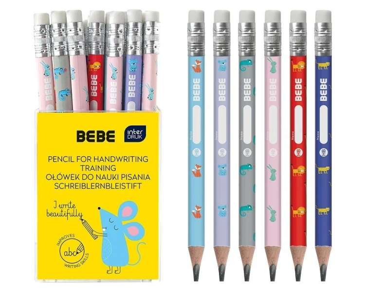 Ołówek jumbo do nauki pisania BEBE Kids (36szt)