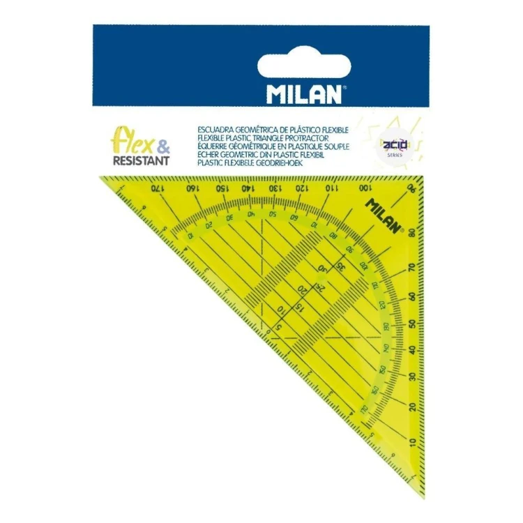 Ekierka elastyczna Asid 14cm żółta MILAN, MILAN