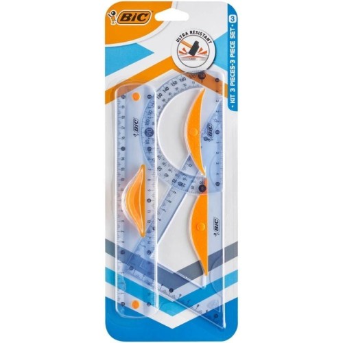 Zestaw geometryczny Tracing Ruler, BIC
