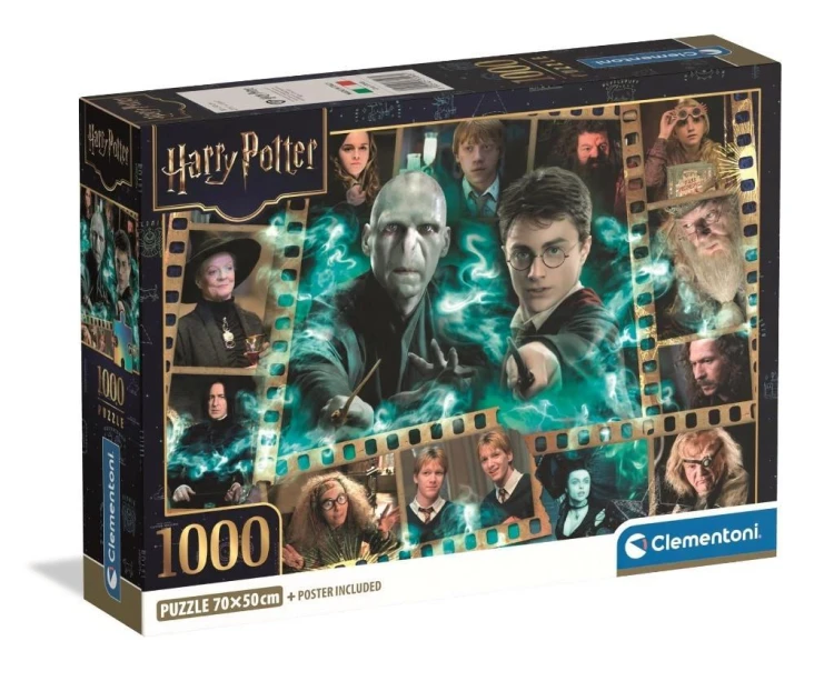 Puzzle 1000 Compact Harry Potter, Clementoni