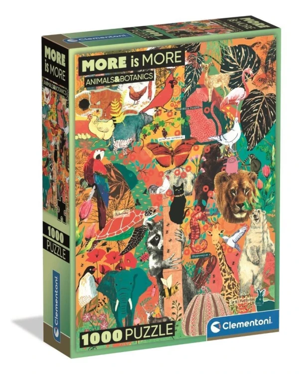Puzzle 1000 Compact Animals&Botanics