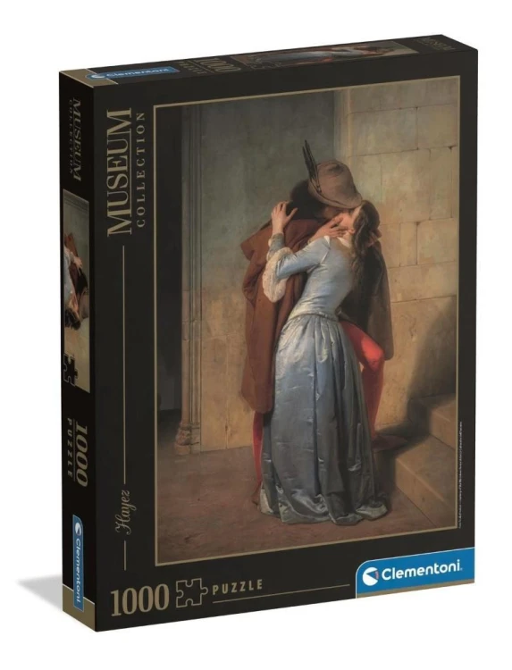Puzzle 1000 Museum Hayes, The Kiss, Clementoni
