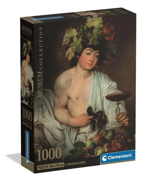 Puzzle 1000 Museum Caravaggio, Bacchus, Clementoni