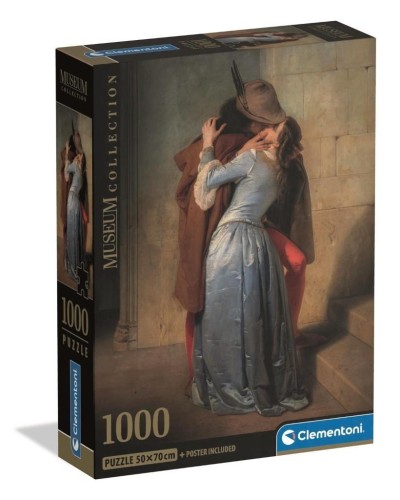 Puzzle 1000 Museum Hayes, The Kiss, Clementoni