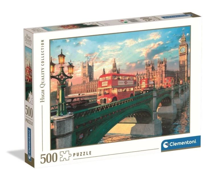 Puzzle 500 HQ Westminster Bridge, Clementoni