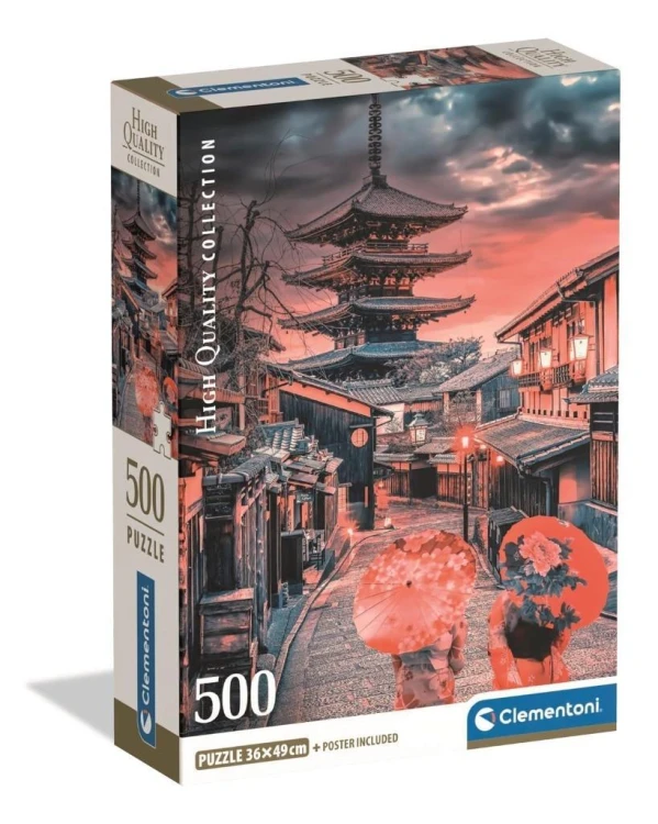 Puzzle 500 Evening In Kyoto, Clementoni