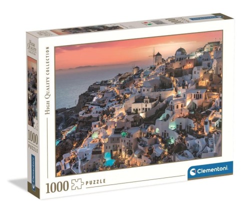 Puzzle 1000 HQ Shades Of Santorini, Clementoni