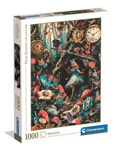 Puzzle 1000 HQ Alicja w krainie czarów, Clementoni