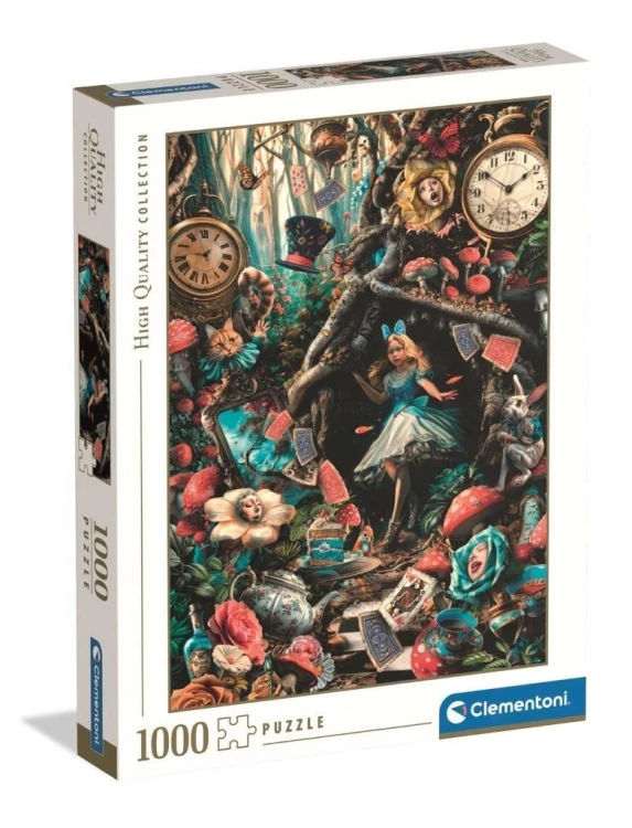 Puzzle 1000 HQ Alicja w krainie czarów, Clementoni