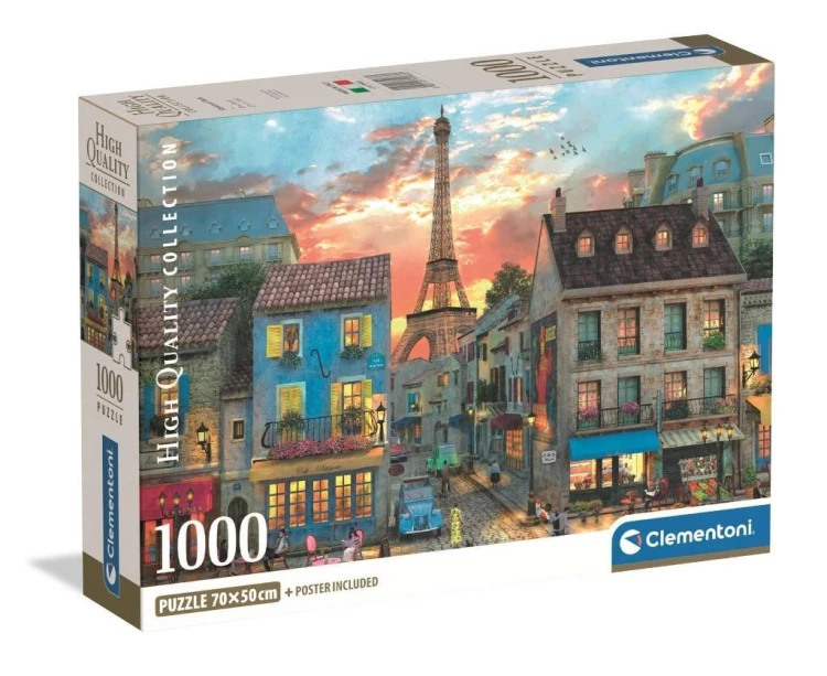 Puzzle 1000 Himeji Streets Of Paris, Clementoni