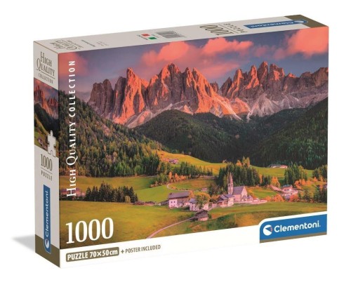 Puzzle 1000 Magical Dolomites, Clementoni