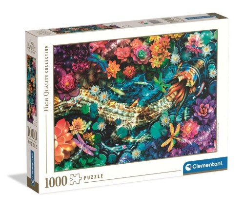 Puzzle 1000 HQ Koi River, Clementoni