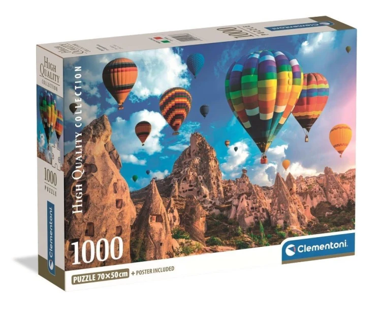 Puzzle 1000 Balloons In Cappadocia, Clementoni