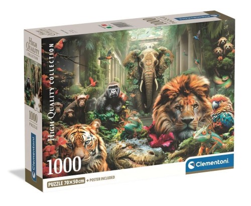 Puzzle 1000 Mystic Jungle, Clementoni