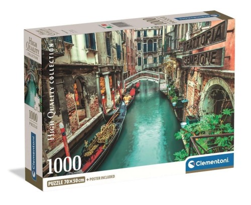 Puzzle 1000 Venice Canal, Clementoni