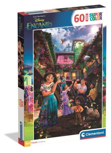 Puzzle 60 Maxi Super Kolor Encanto, Clementoni