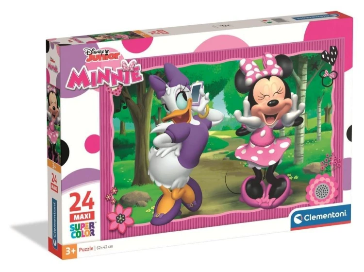 Puzzle 24 Maxi Super Kolor Minnie, Clementoni