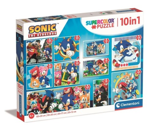 Puzzle 10w1 Super Kolor Sonic, Clementoni