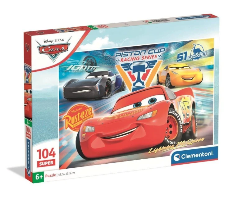 Puzzle 104 Super Cars, Clementoni