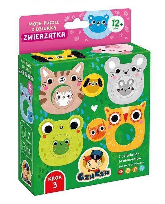 CzuCzu Moje puzzle z dziurką Zwierzątka
