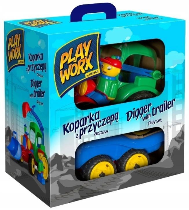 Koparka w kolorowym pudełku, Hemar Family