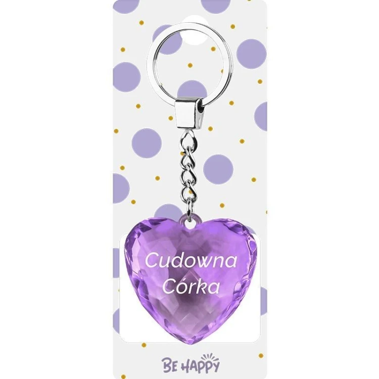 Brelok prezentowy Cudowna Córka, Be-Happy Gifts