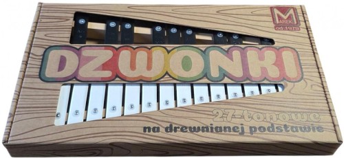 Dzwonki 27-tonowe na drewnianej podstawie, Marek