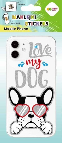 Naklejki Mobile Love Dog 90x205 HAPPY COLOR, GDD