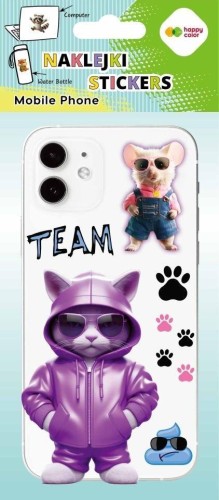 Naklejki Mobile Cool Team 90x205 HAPPY COLOR, GDD