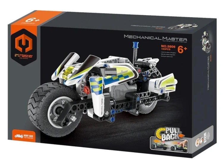 Klocki Motocykl Policja 193el, Immaster