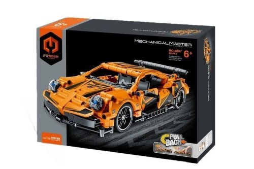 Klocki Auto pomarańczowe 490el, Immaster