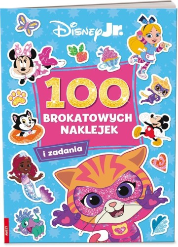 Disney 100 brokatowych naklejek, praca zbiorowa