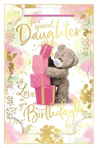 Karnet holograficzny 3D - For a special daughter