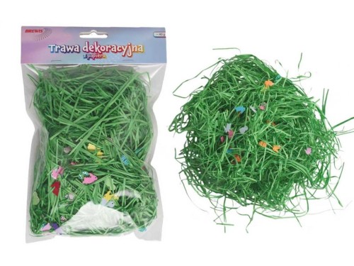 Trawa dekoracyjna z papieru 40g, Brewis