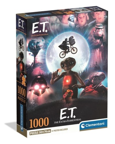 Puzzle 1000 Cult movies E.T., Clementoni