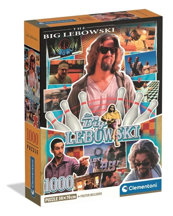 Puzzle 1000 The Big Lebowsky, Clementoni
